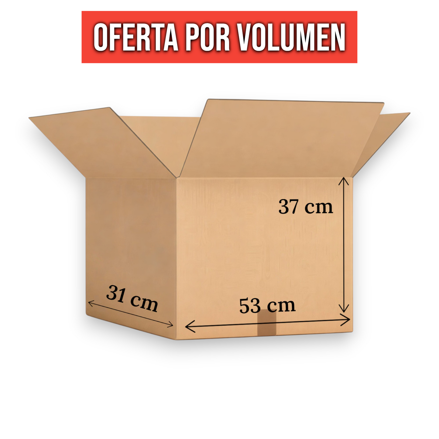 Caja Mediana, 60 Litros (53 x 31 x 37cm)