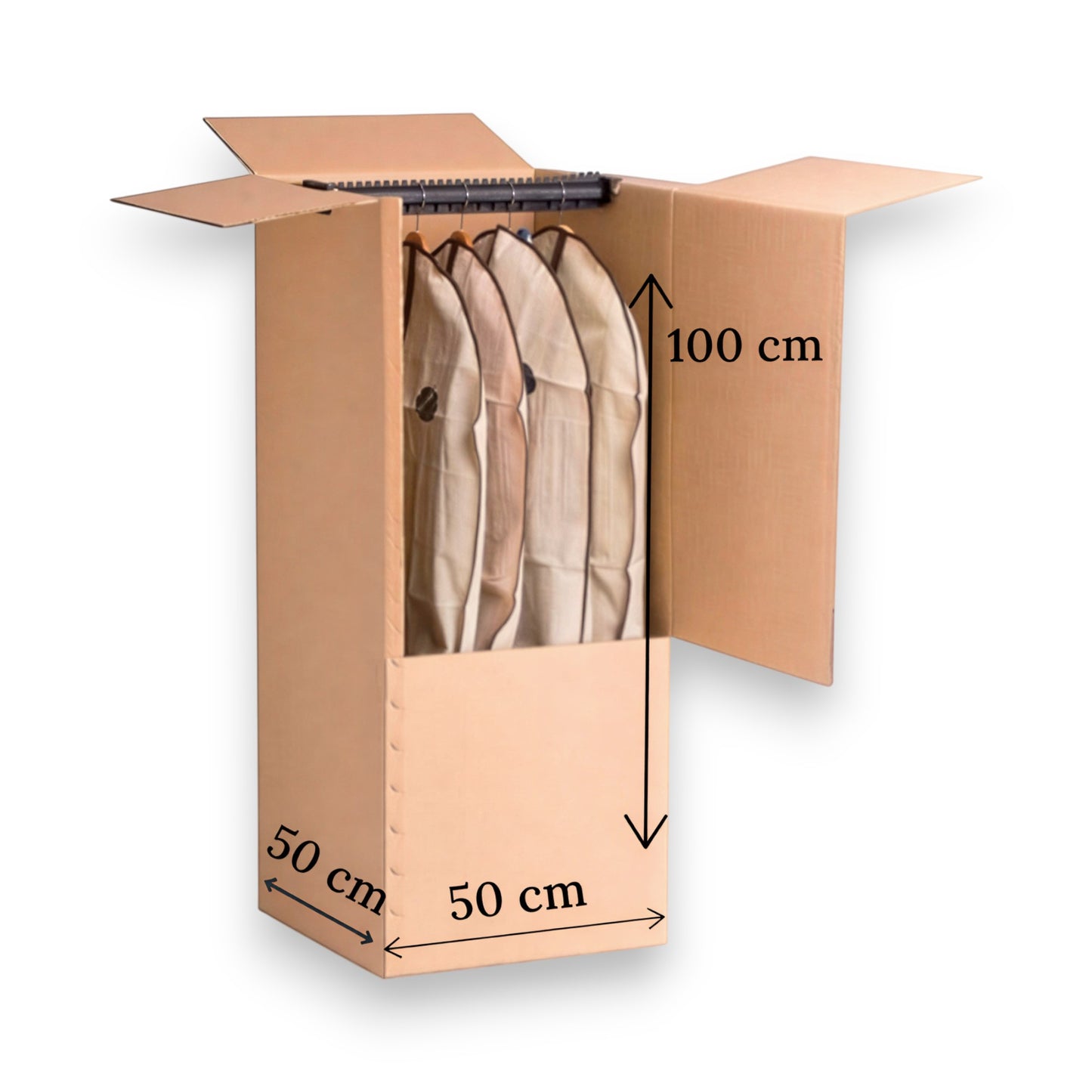 Caja Ropero Armario (50 x 50 x 100cm)